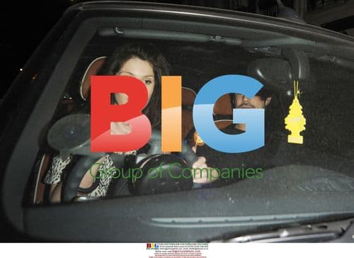 Gemma Arterton and Stefano Mioni Leaving Roka Restaurant