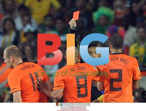 Brazil's Felipe Melo Sent Off in World Cup Quarterfinal