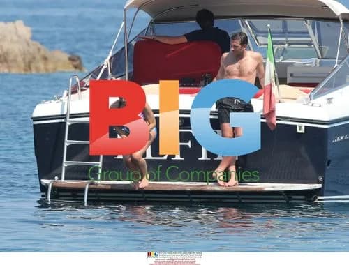Frank Lampard and Christine Bleakley on Vacation in Italy