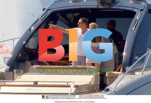 David Walliams and Lara Stone Vacation in France