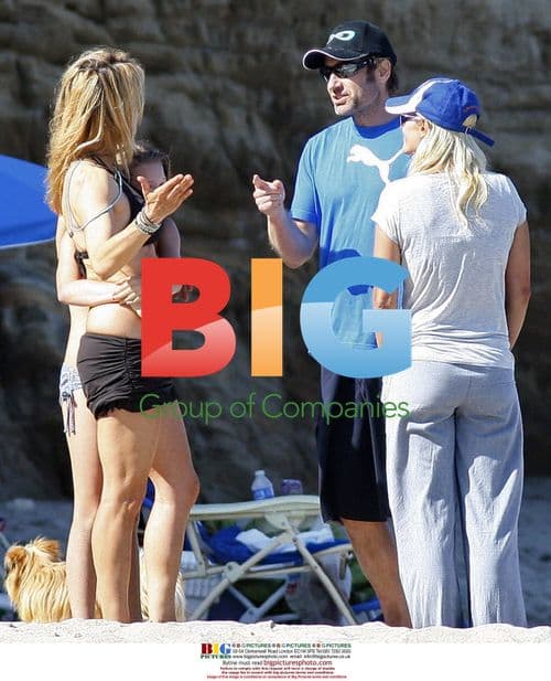 David Duchovny and Tea Leoni with Kids on 4th of July