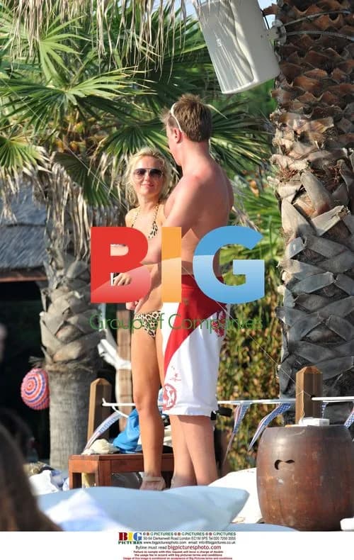 Geri Halliwell and Henry Beckwith Vacation in France