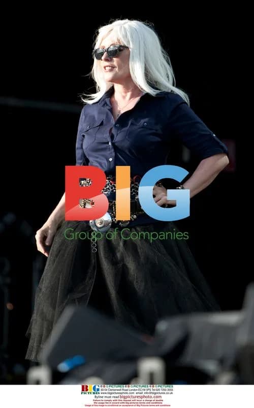 Deborah Harry of Blondie performs at Hop Farm Festival