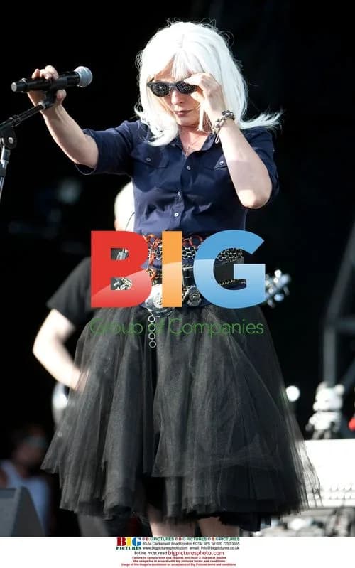 Deborah Harry of Blondie performs at Hop Farm Festival