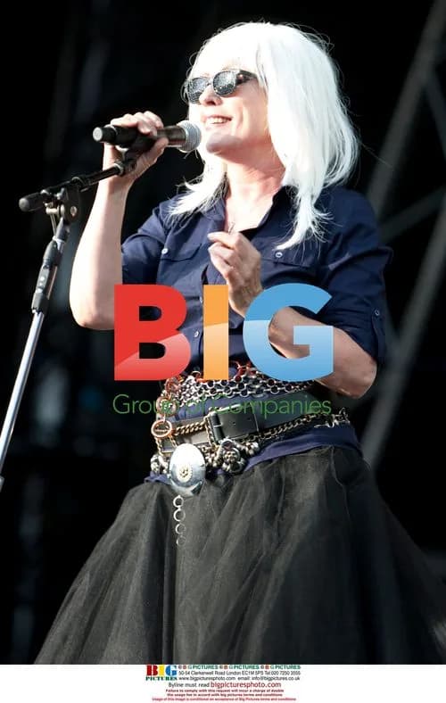 Deborah Harry of Blondie performs at Hop Farm Festival