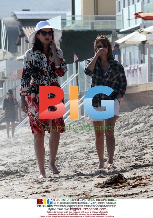 Debra Messing Celebrates 4th of July in Malibu