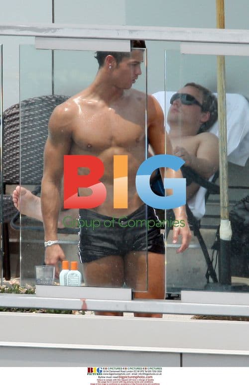 Cristiano Ronaldo Poolside in New York