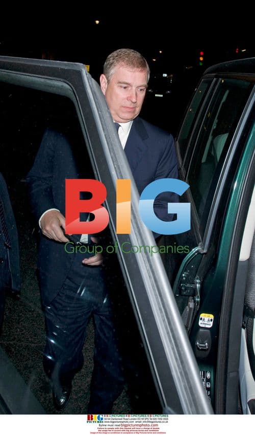 HRH Prince Andrew at George restaurant