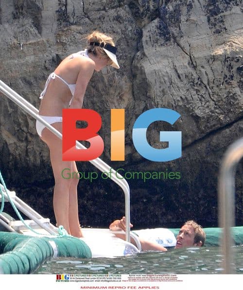 Peter Crouch and Abigail Clancy on Holiday