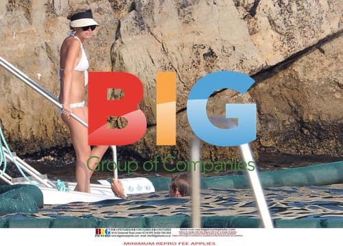 Peter Crouch and Abigail Clancy on Vacation