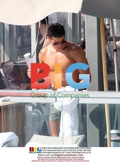 Cristiano Ronaldo Poolside in New York