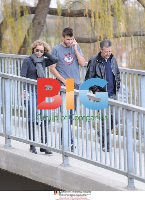 Gerard Pique and Family in South Africa