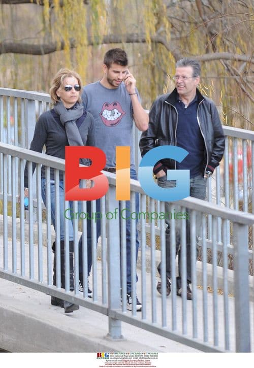 Gerard Pique and Family in South Africa