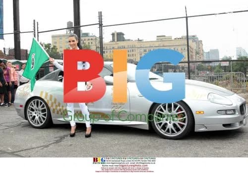 Kim Kardashian at AMP Energy Bullrun Rally