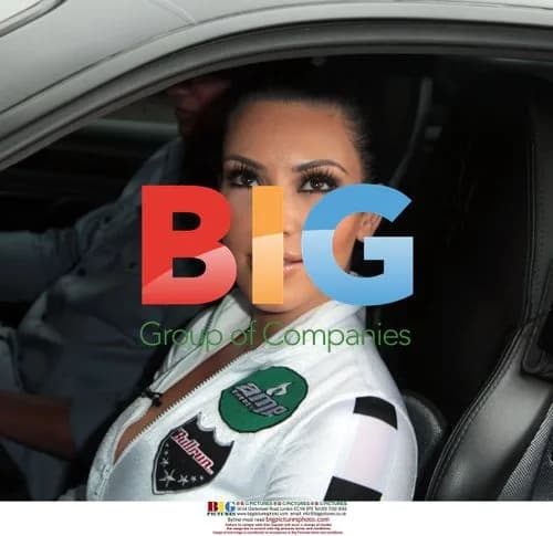 Kim Kardashian at AMP Energy Bullrun Rally