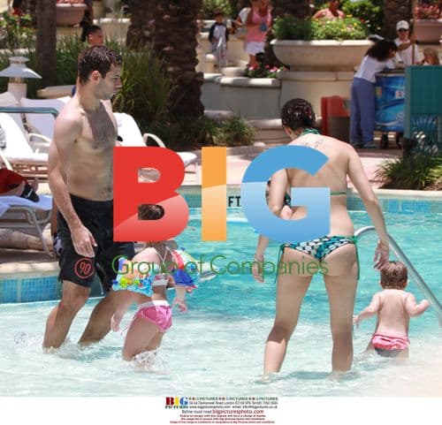 Javier Mascherano with Family in Miami