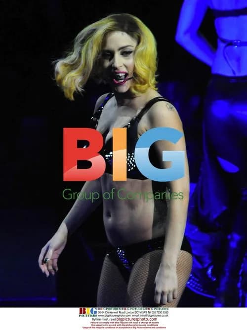 Lady Gaga Performing at Madison Square Garden