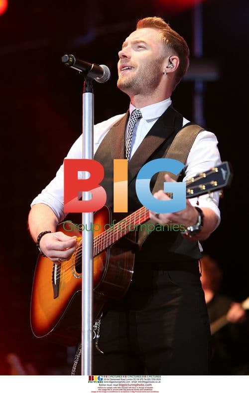 Ronan Keating Performs in Wigan After Cheating Scandal
