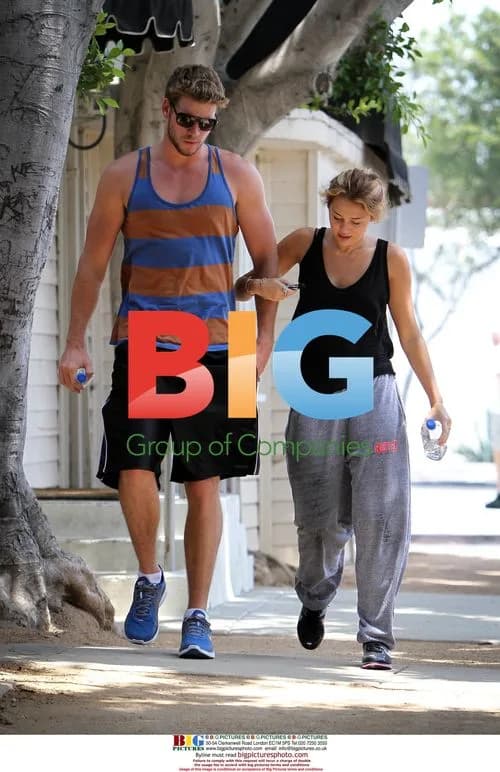 Miley & Liam Gym Visit