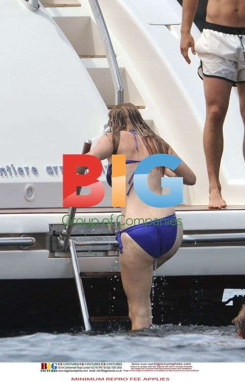 Princess Beatrice on Yacht in Saint Tropez