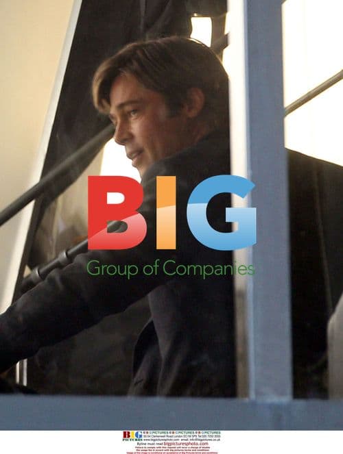 Brad Pitt on 'Moneyball' Set