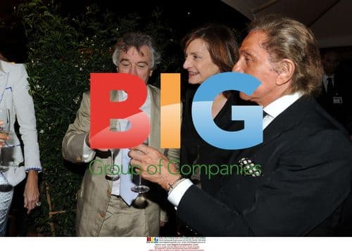 Valentino and Robert De Niro at Party in Italy