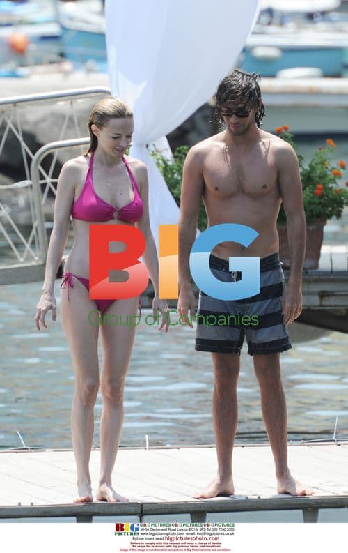 Heather Graham on Italy Vacation