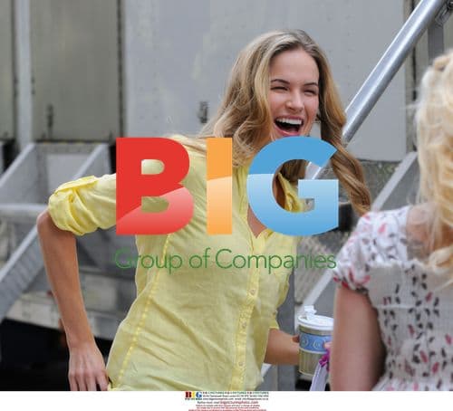 Alice Callahan on Gossip Girl Set