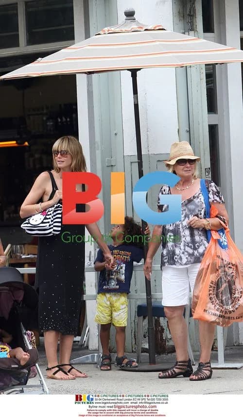 Heidi Klum and Kids in NYC