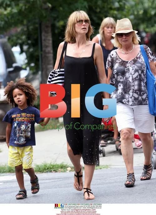 Heidi Klum and family in West Village, NY