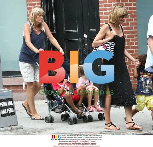 Heidi Klum with Hello Kitty Bag