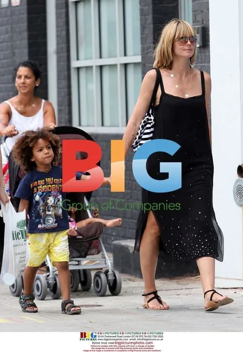 Heidi Klum with Hello Kitty Bag