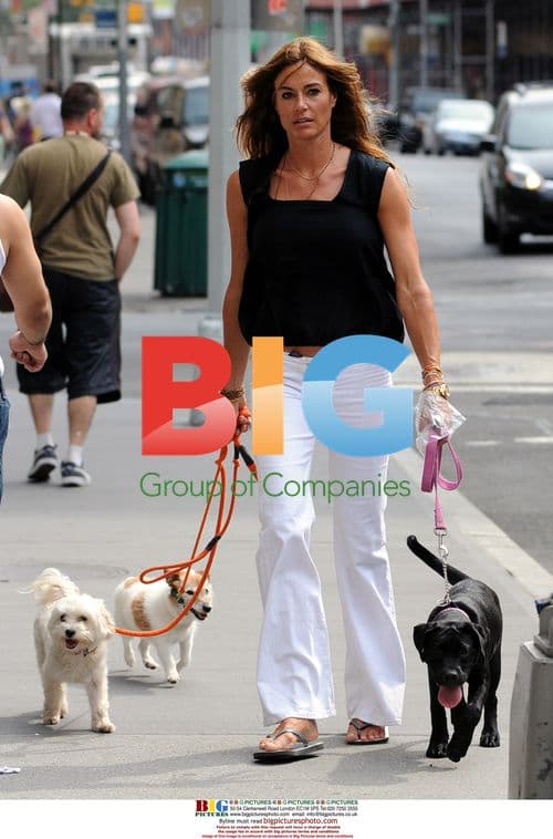 Kelly Bensimon Walking Dogs in NYC