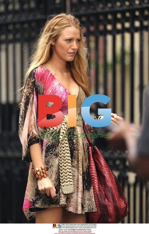 Blake Lively on 'Gossip Girl' Set