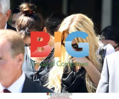 Lindsay Lohan Leaves Courthouse After Sentencing