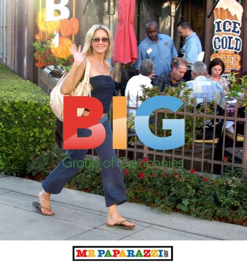 Heather Locklear at Kings Fish House Lunch