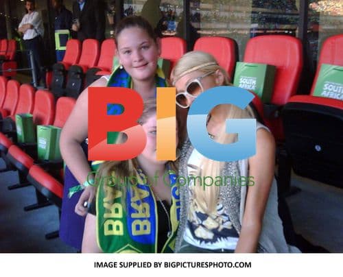 Paris & Nicky Hilton at 2010 World Cup