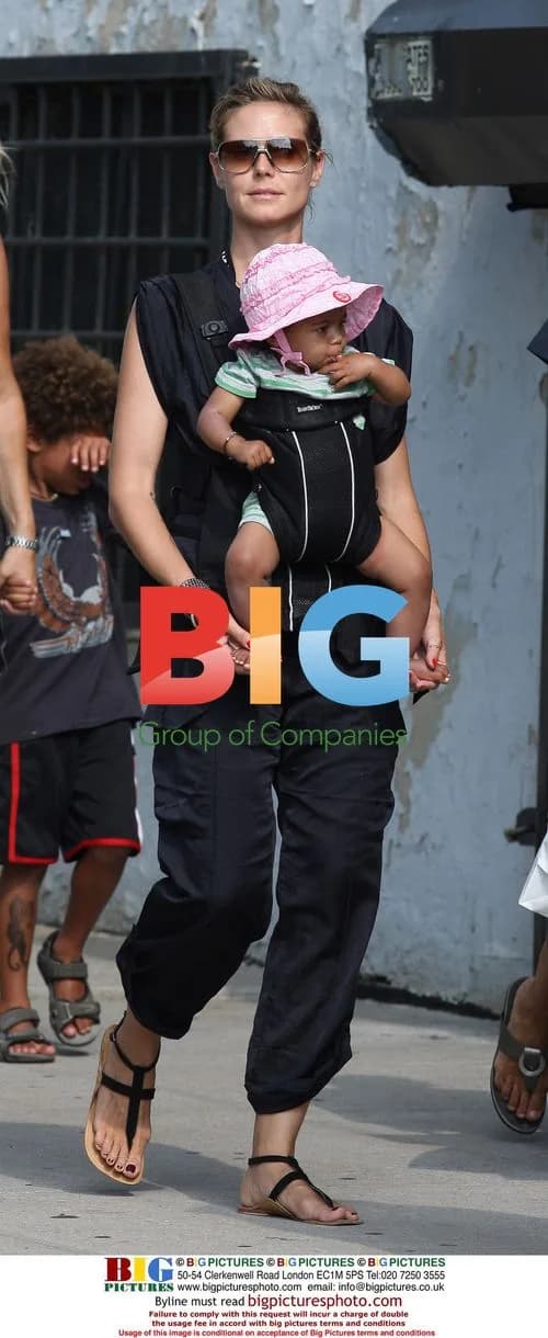 Heidi Klum with children in NYC