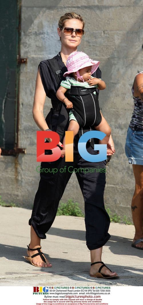 Heidi Klum with children in NYC