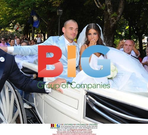 Wesley Sneijder and Yolanthe Cabau Van Kasbergen Wedding