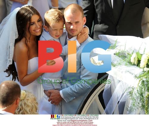 Wesley Sneijder and Yolanthe Cabau Van Kasbergen Wedding