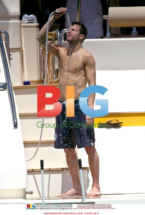 Cesc Fabregas on Holiday in Ibiza