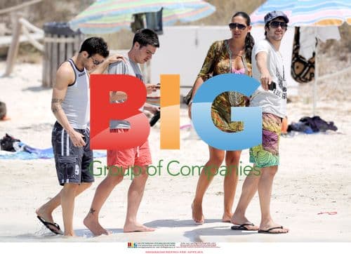 Cesc Fabregas on Holiday in Ibiza