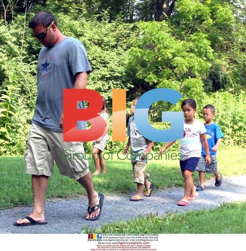 Jon Gosselin and Girlfriend Take Sextuplets on Nature Walk