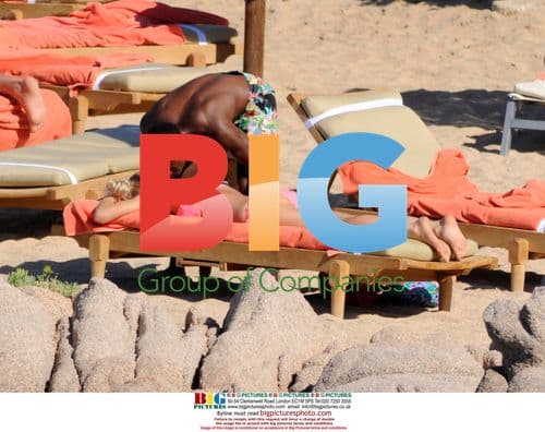 Patrice Evra and Girlfriend on Holiday