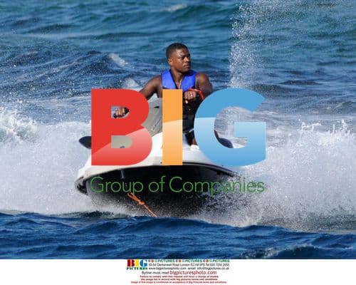 Patrice Evra on Vacation with Girlfriend