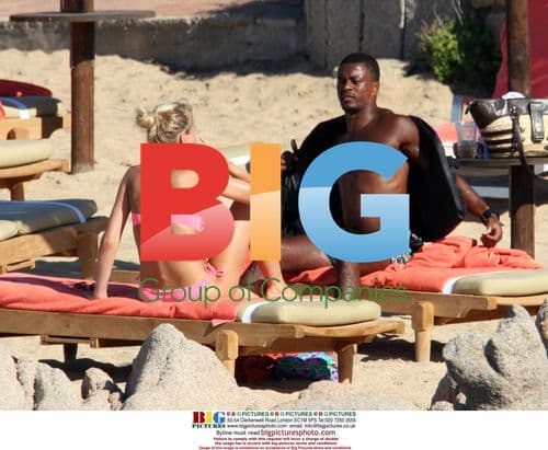 Patrice Evra Relaxes With Girlfriend