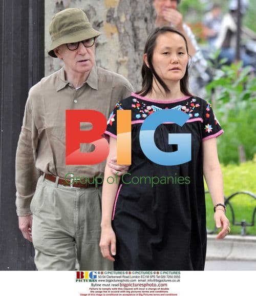Soon Yi Allen Strolling with Woody Allen