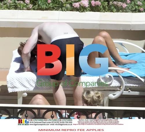 Wayne and Coleen Rooney at Vegas Pool
