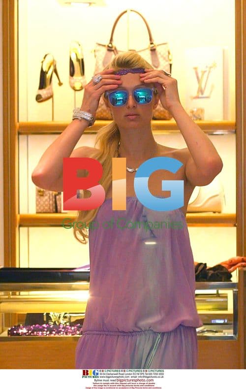 Paris Hilton Shopping in Portofino